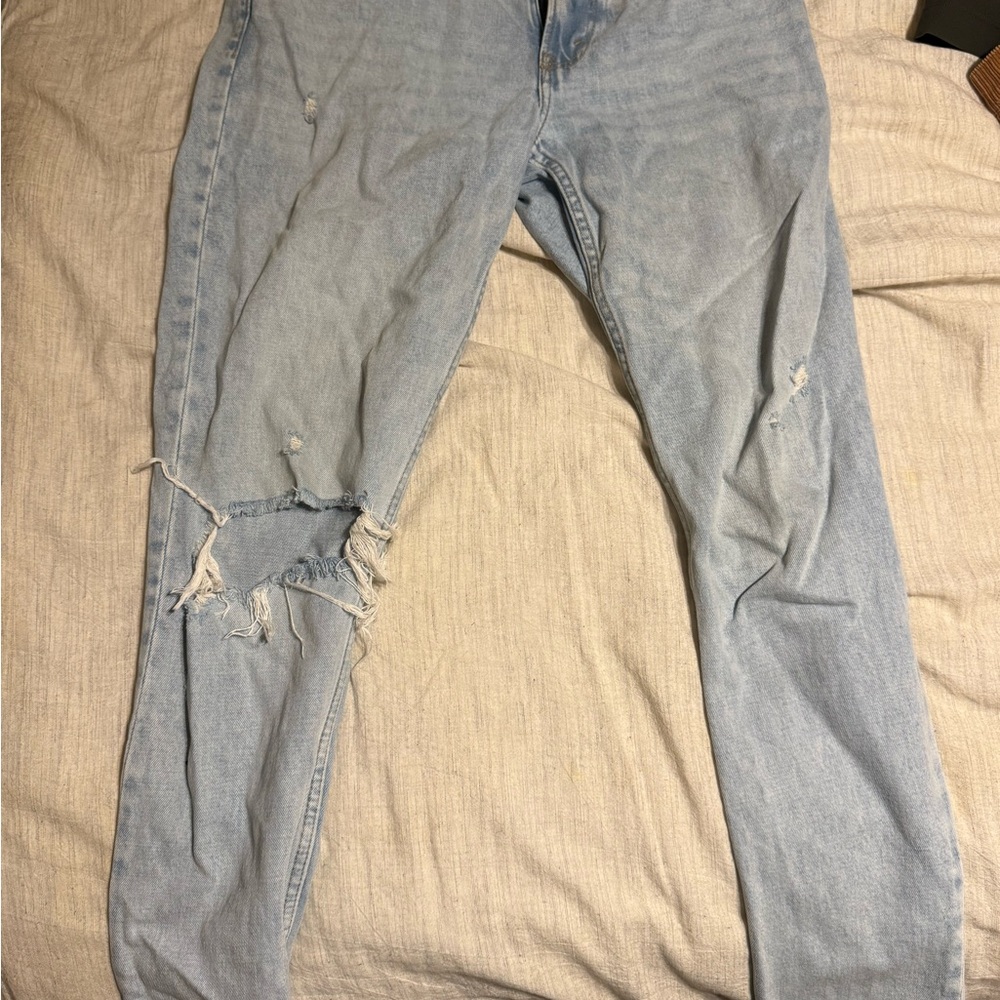 Abercrombie & Fitch Light Blue High Rise Jeans
